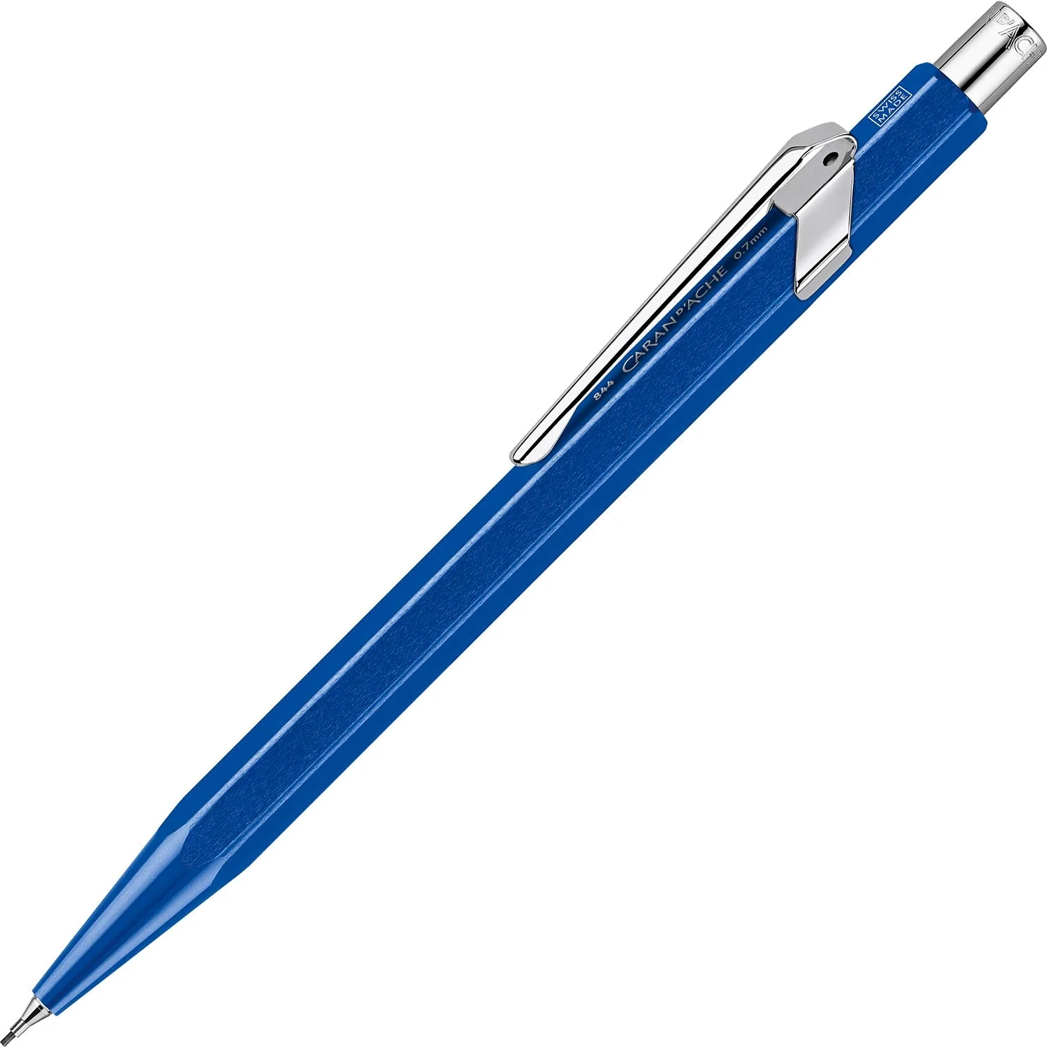 Caran d'Ache 844 Classic mechanical pencil Blue Metal X - Image 2