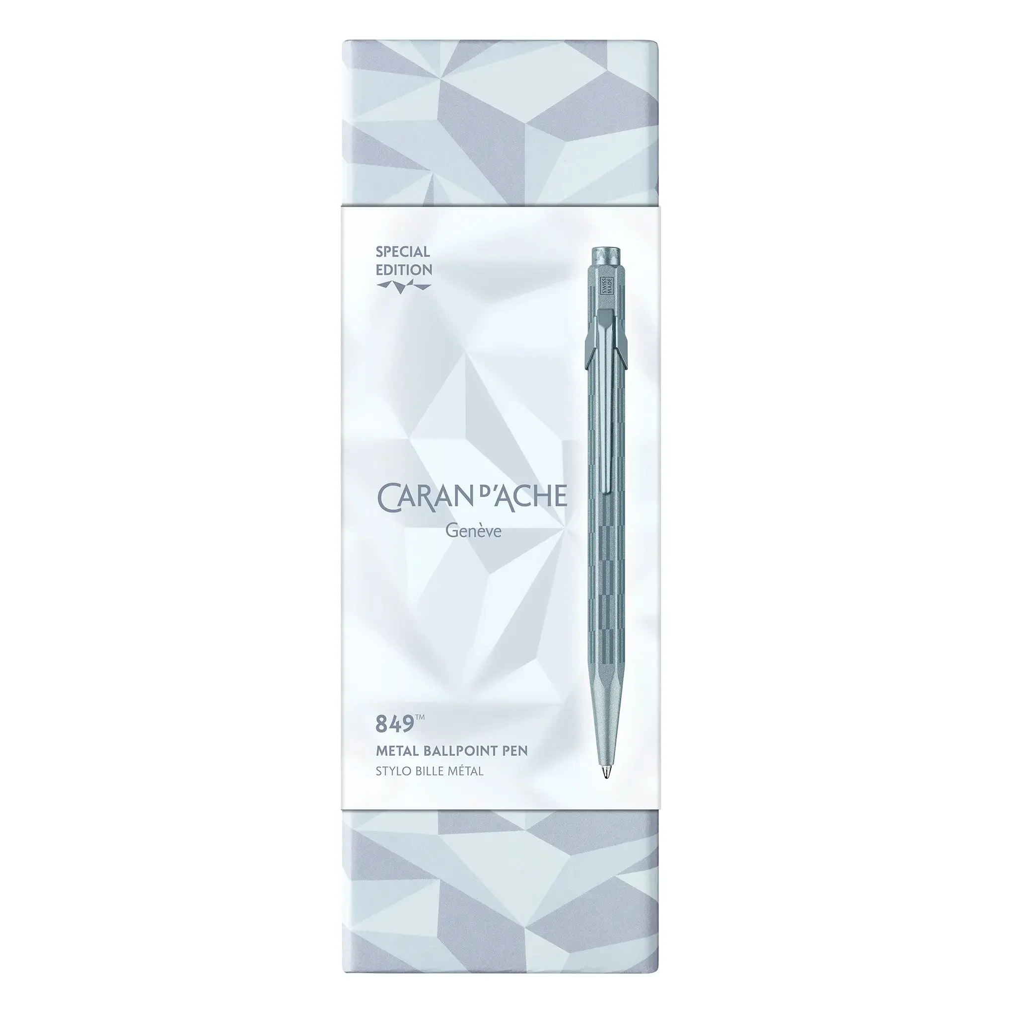 Caran d'Ache 849 Alpine Frost blue or white ballpoint pen special edition - Image 6