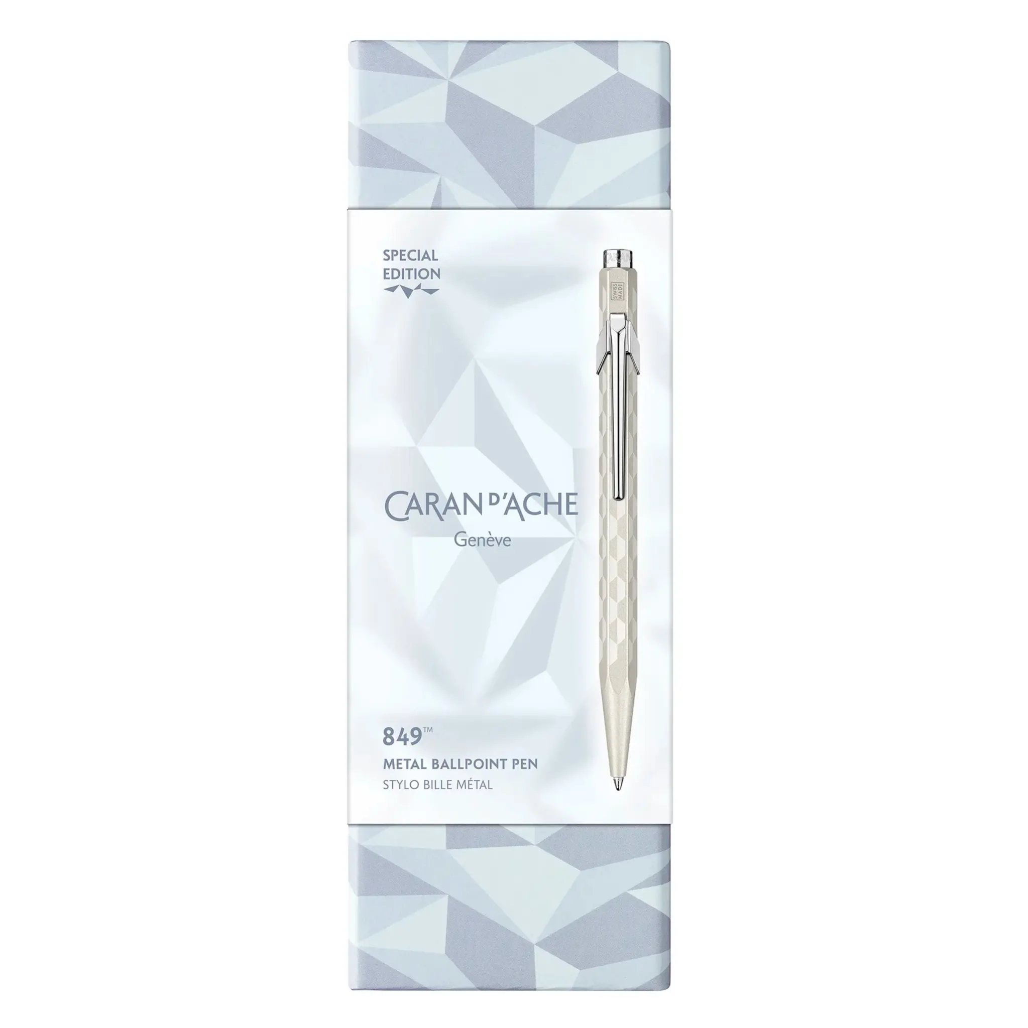 Caran d'Ache 849 Alpine Frost blue or white ballpoint pen special edition - Image 7