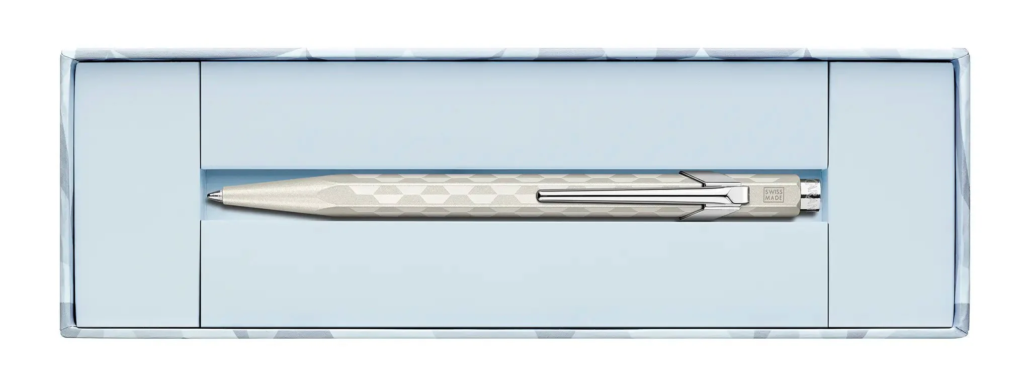 Caran d'Ache 849 Alpine Frost blue or white ballpoint pen special edition - Image 8