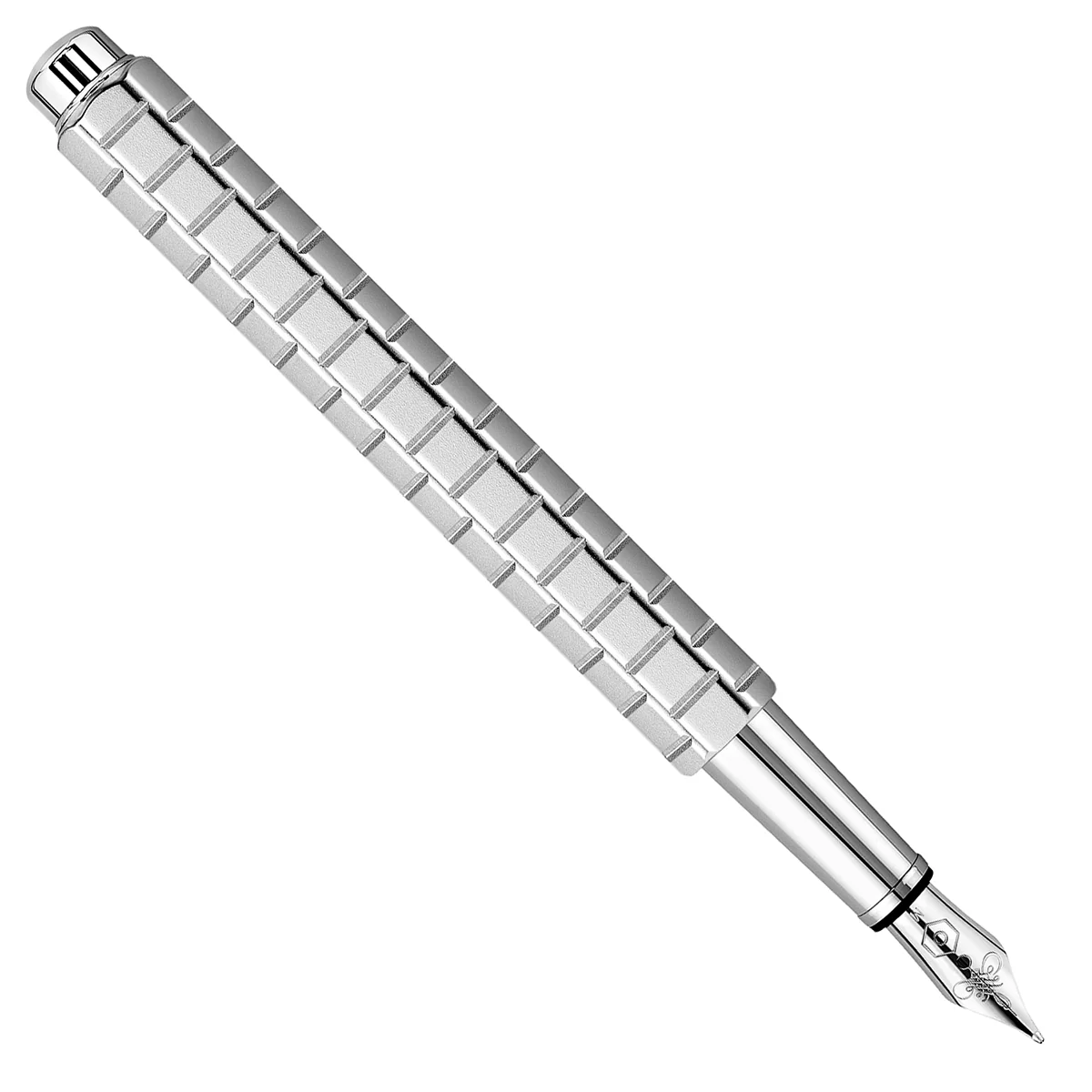 Caran d'Ache Ecridor Avenue silver fountain pen - Image 3