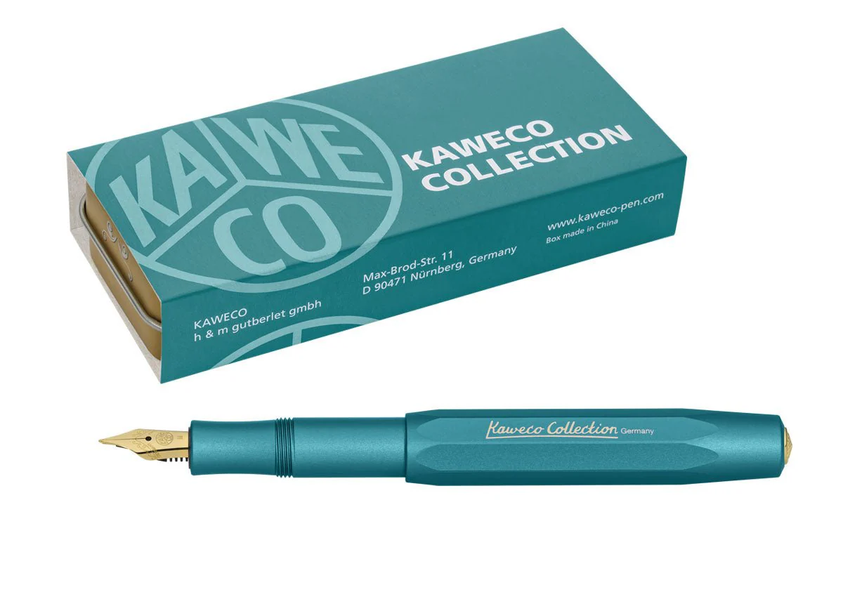 Kaweco AL Sport Collection Iguana Blue fountain pen - Image 2
