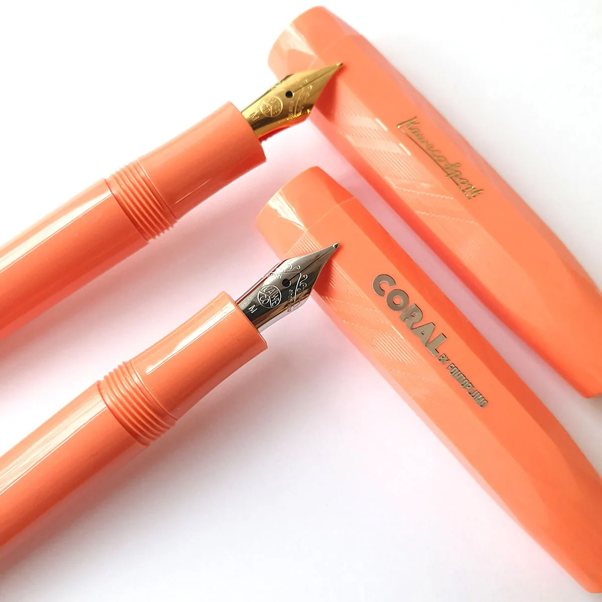 Kaweco Sport Coral Guilloche Gold fountain pen - Fontoplumo Exclusive - Image 4