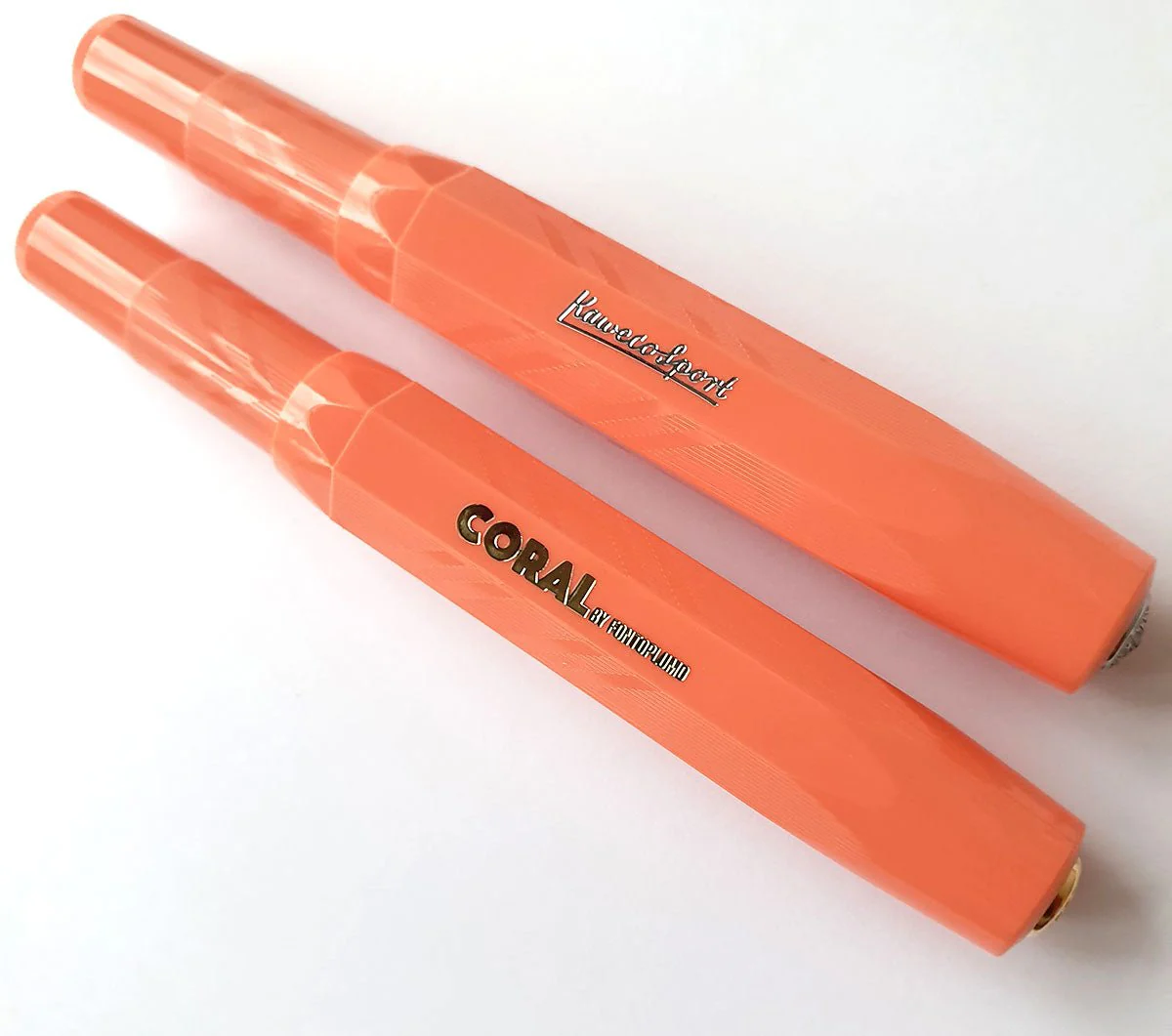 Kaweco Sport Coral Guilloche Gold fountain pen - Fontoplumo Exclusive - Image 5