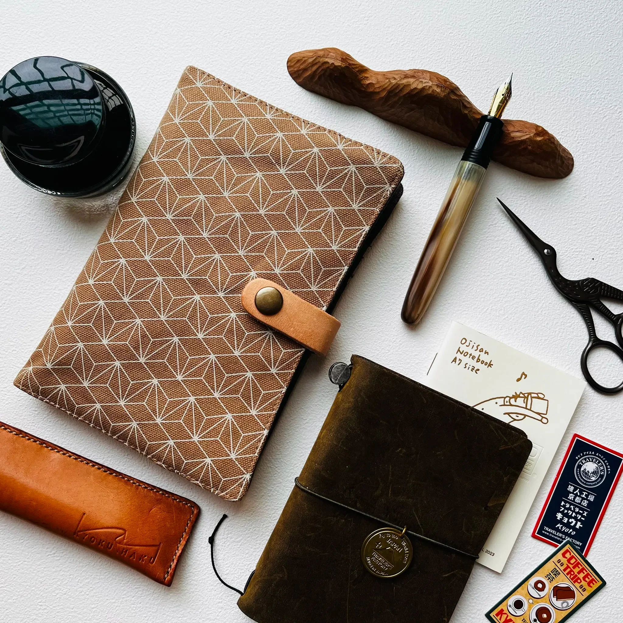 Kyokuhaku Pen Pouch for 4 pens - Image 3
