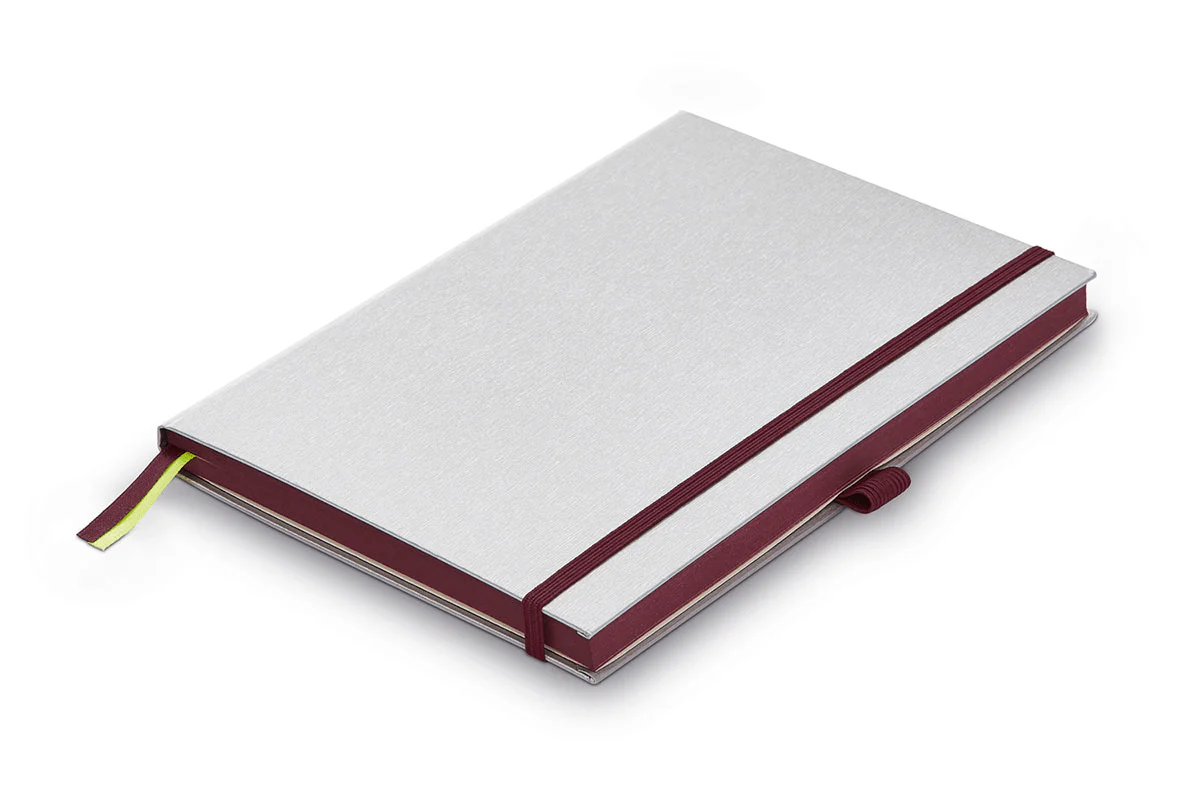 LAMY Notebook A6 hardcover with brushed metal look cover - Image 3