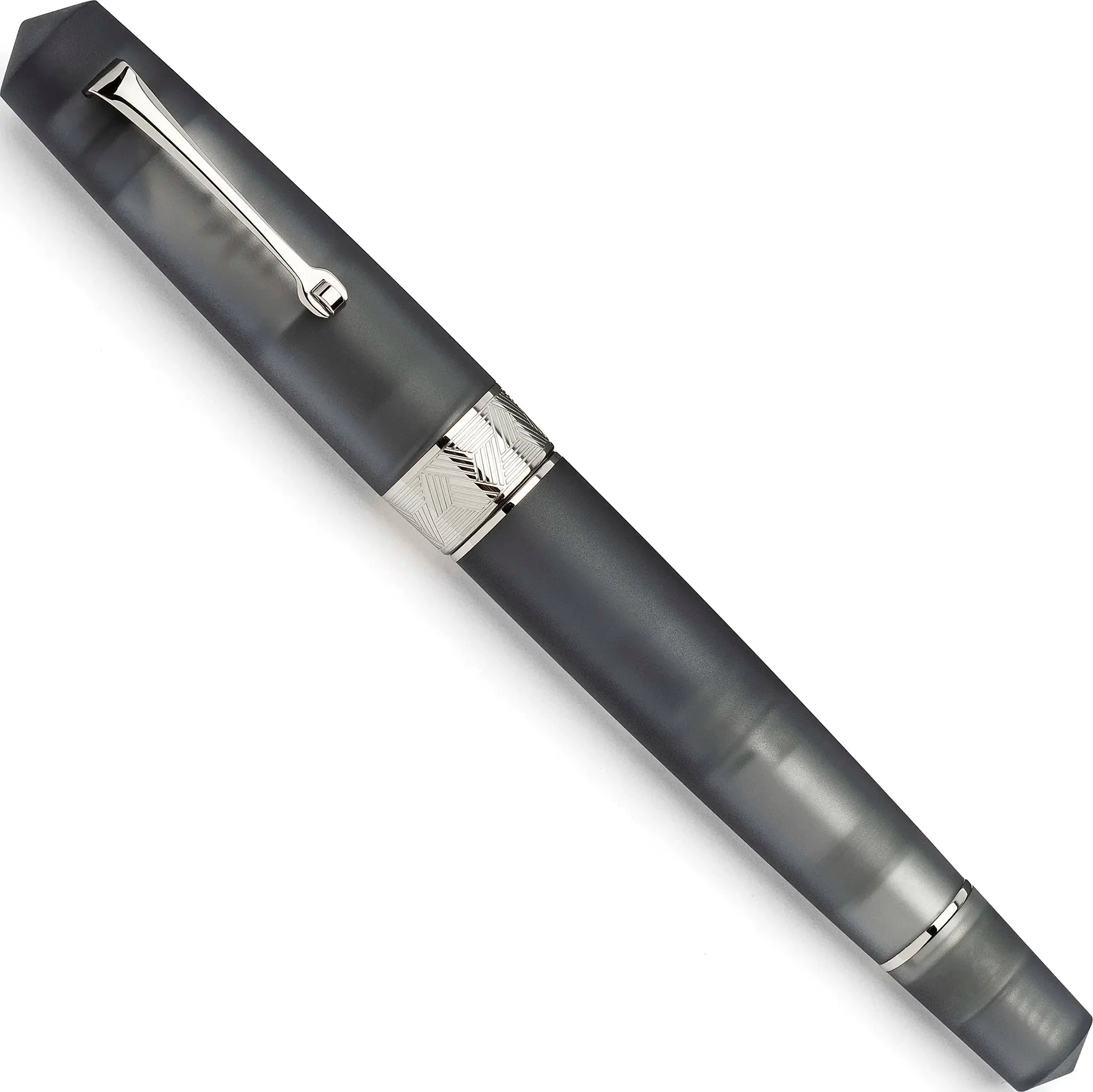 Leonardo Momento Zero Grande Pura Frosted Grey fountain pen - Image 2
