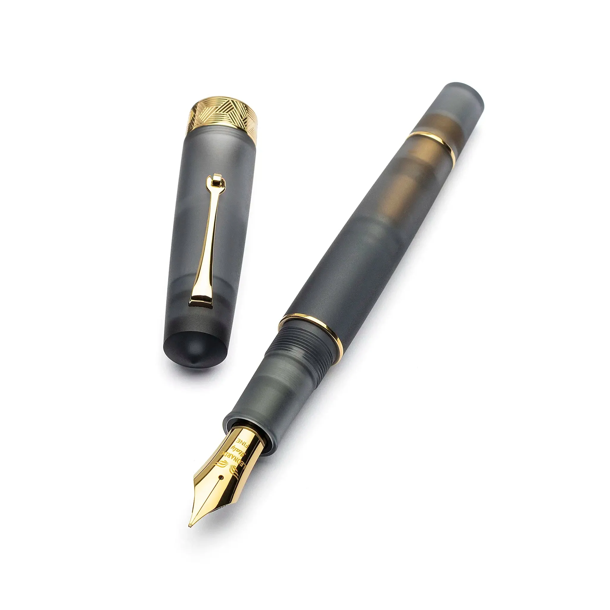 Leonardo Momento Zero Grande Pura Frosted Grey fountain pen - Image 5