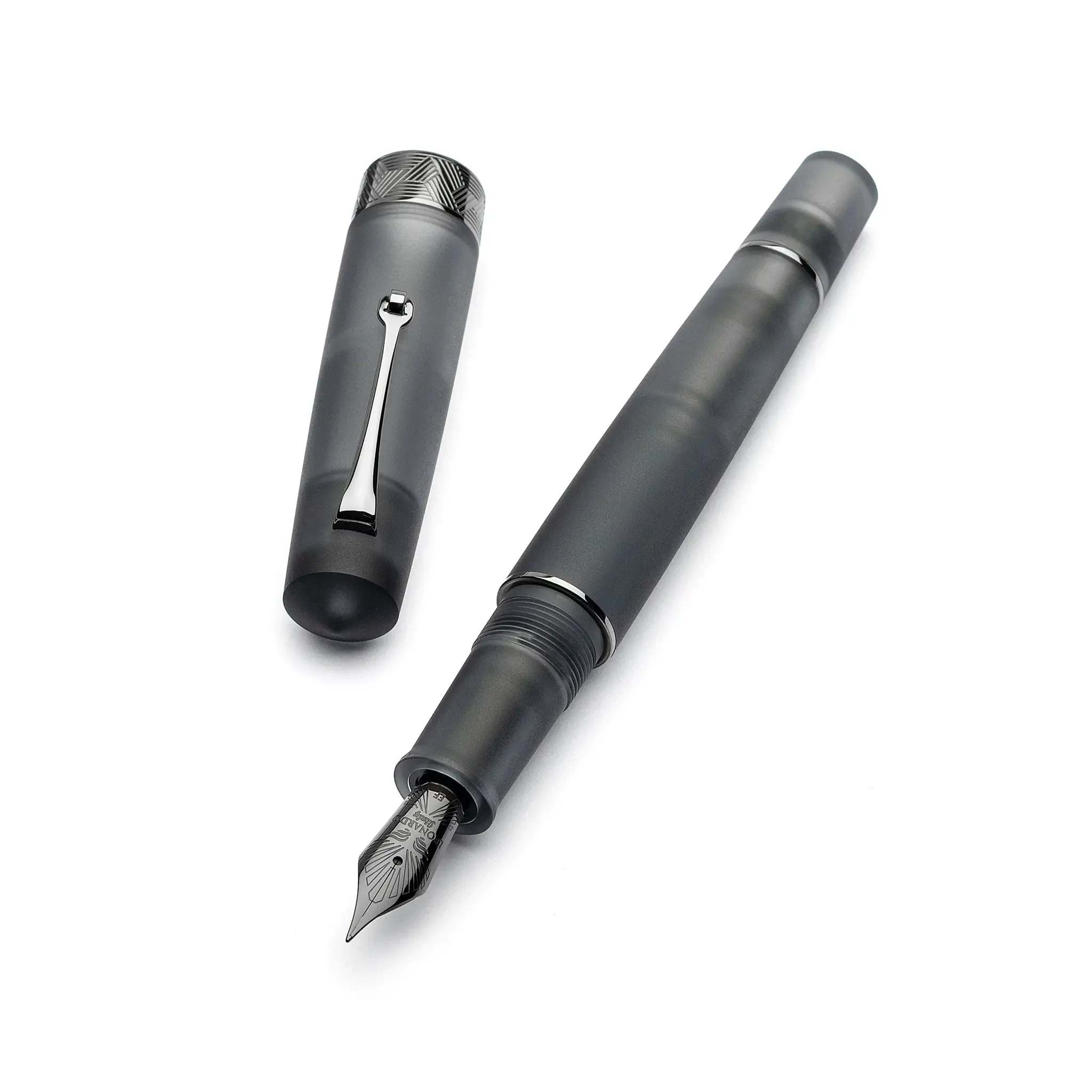 Leonardo Momento Zero Grande Pura Frosted Grey fountain pen - Image 6