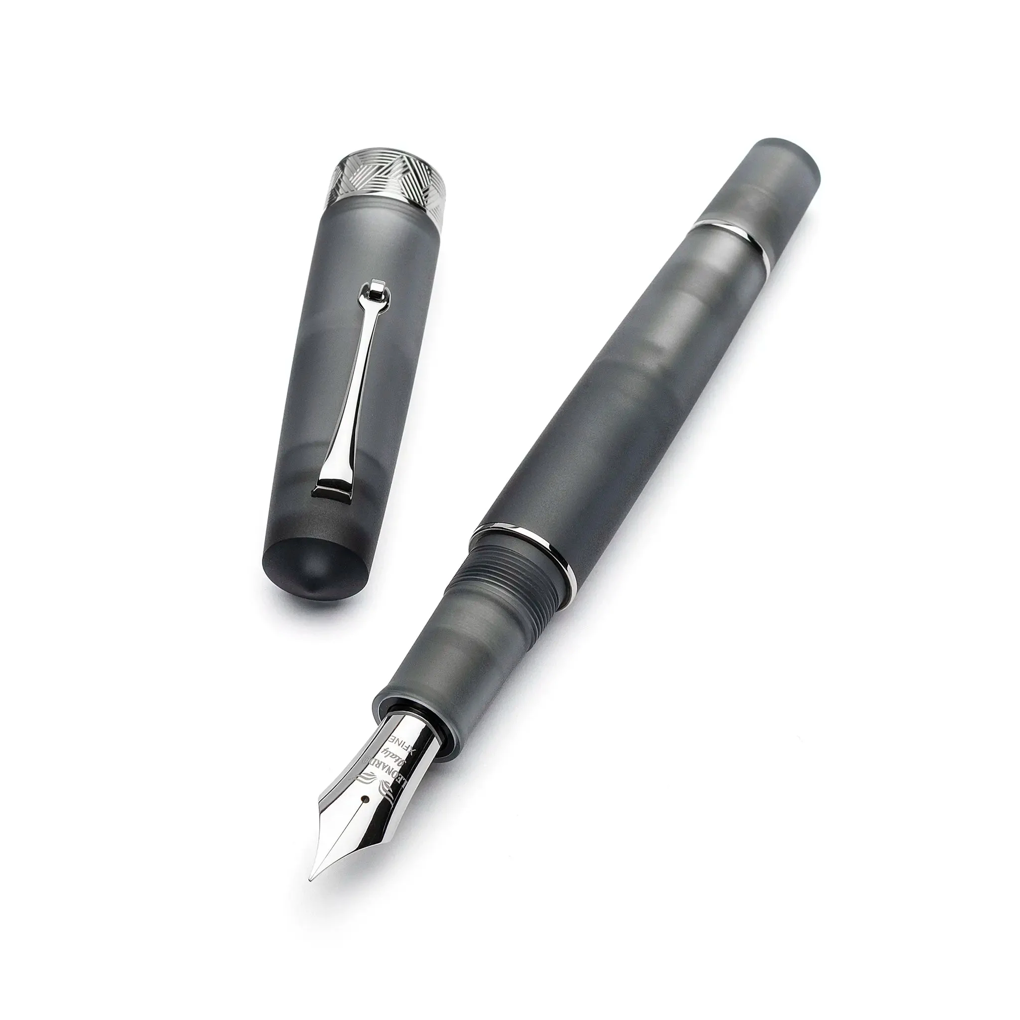 Leonardo Momento Zero Grande Pura Frosted Grey fountain pen - Image 9