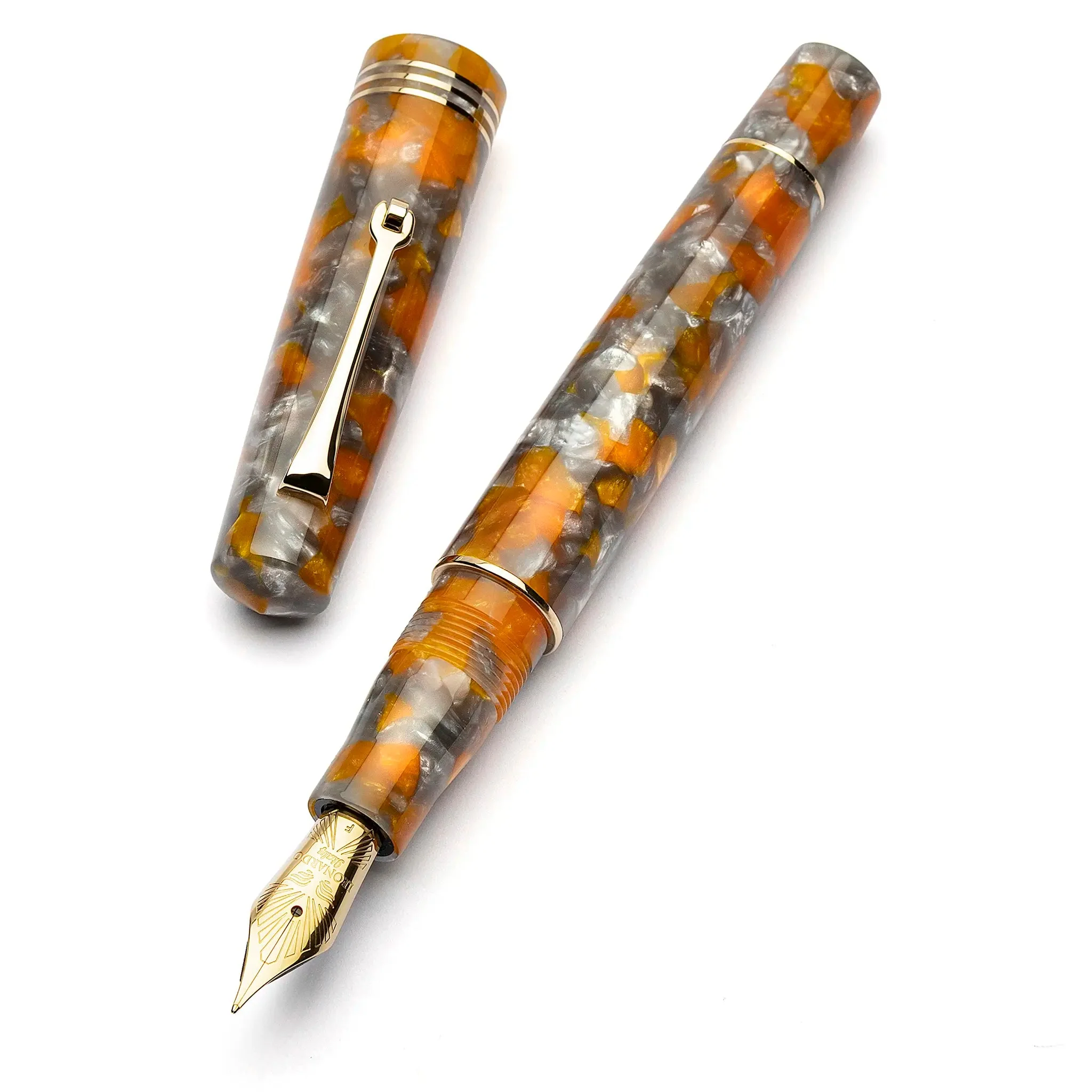 Leonardo Momento Zero Lava e Cenere fountain pen - Image 3
