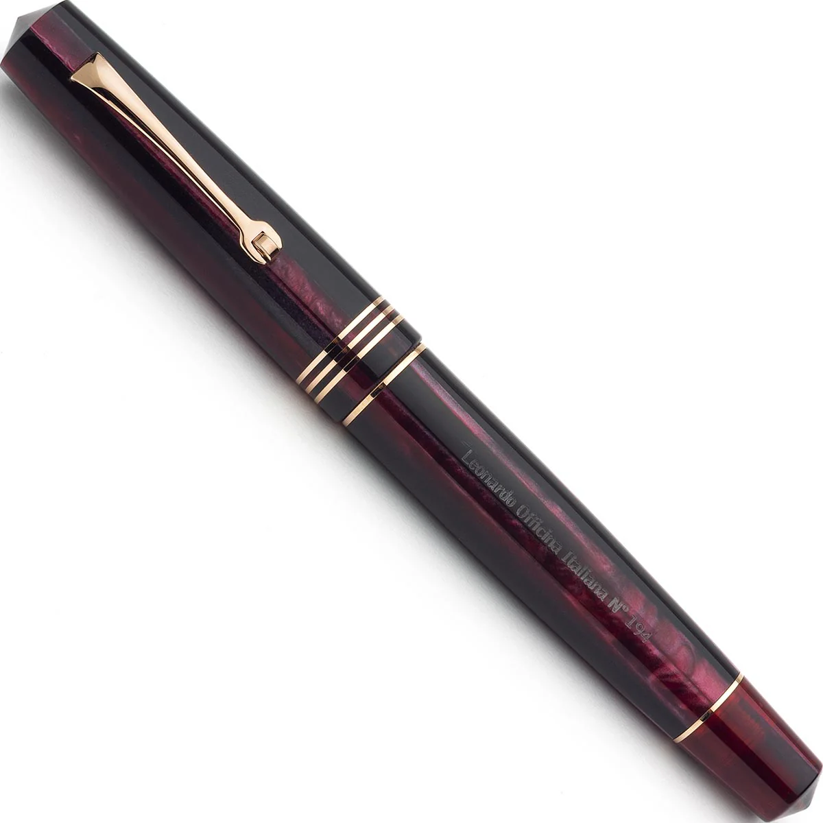 Leonardo Momento Zero Plum fountain pen - Image 2
