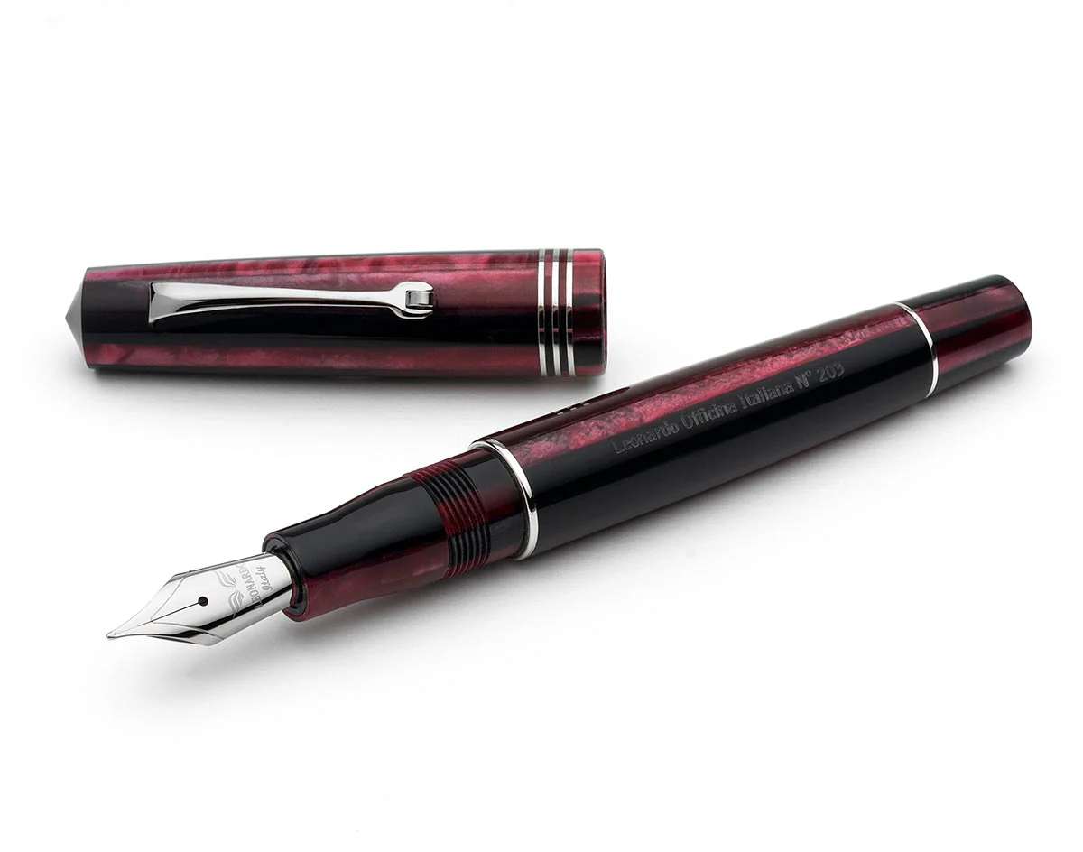 Leonardo Momento Zero Plum fountain pen - Image 6