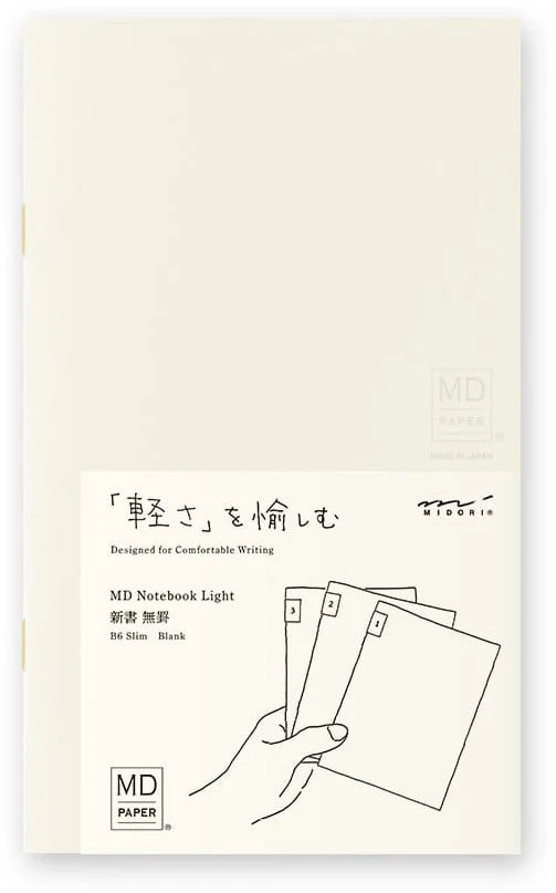 Midori B6 Light Notebook Slim 3 pack - Image 3