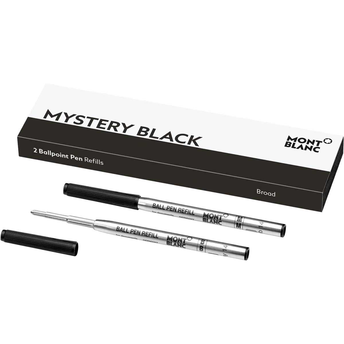 Montblanc Ballpoint Refill Mystery Black 2 pieces