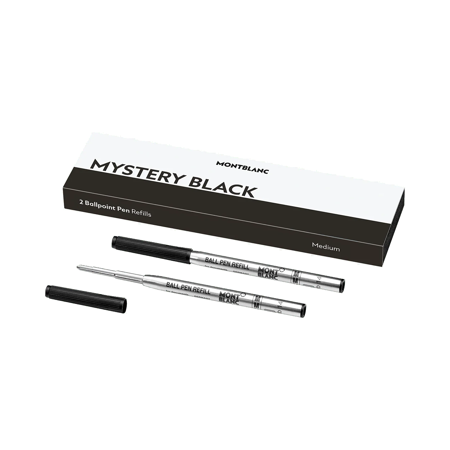 Montblanc Ballpoint Refill Mystery Black 2 pieces - Image 3