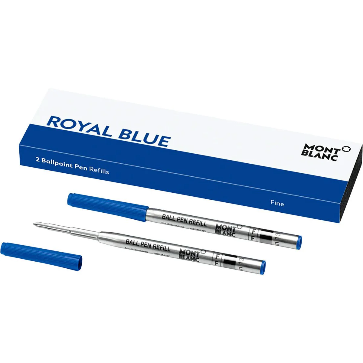 Montblanc Ballpoint Refill Royal Blue 2 pieces - Image 2