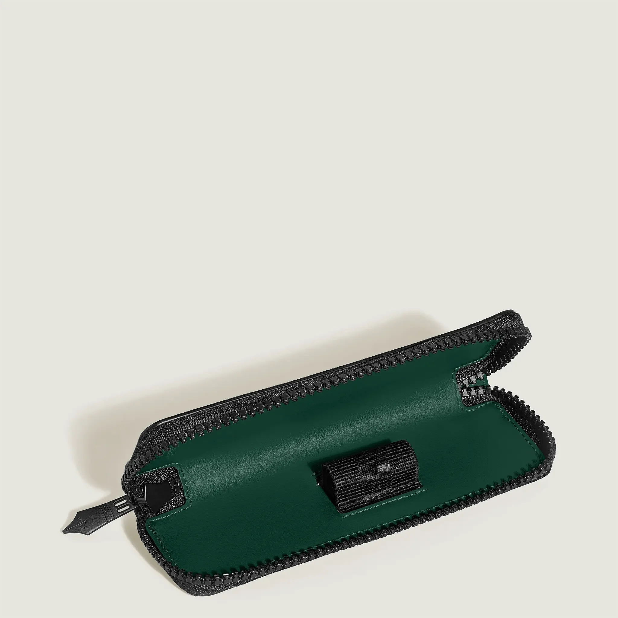 Montblanc Extreme 3.0 pen pouch for 1 pen with zipper British Green - Image 2
