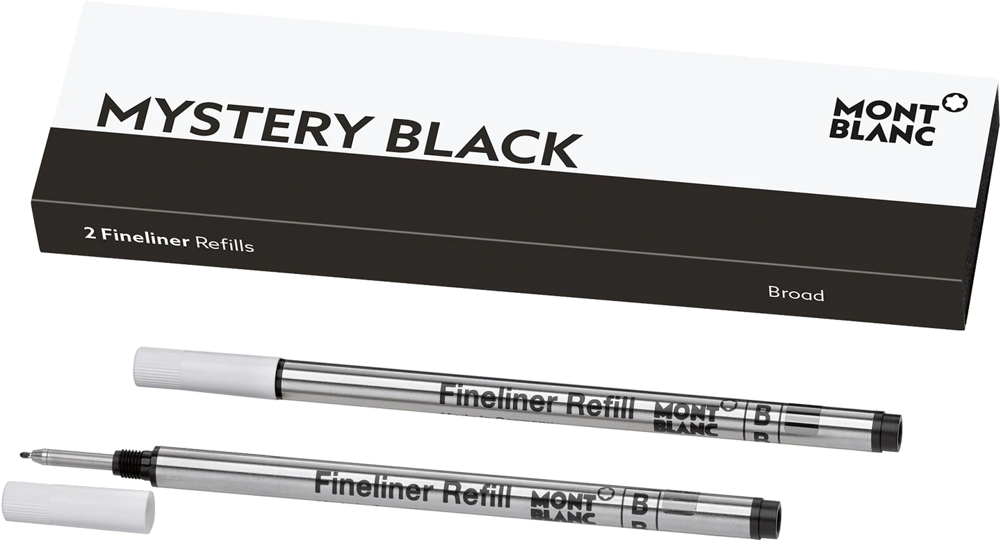Montblanc Fineliner Refill Mystery Black 2 pieces - Image 2