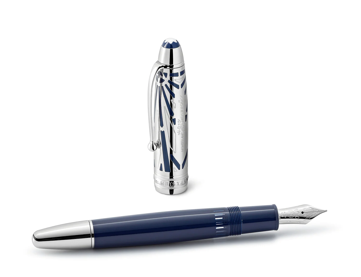 Montblanc Meisterstück The Origin Doue LeGrand 146 Blue fountain pen - Image 2