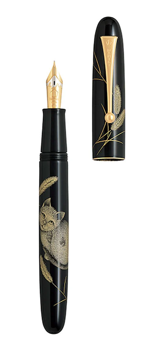 Namiki Yukari Royale Chinkin Cat fountain pen - Image 2