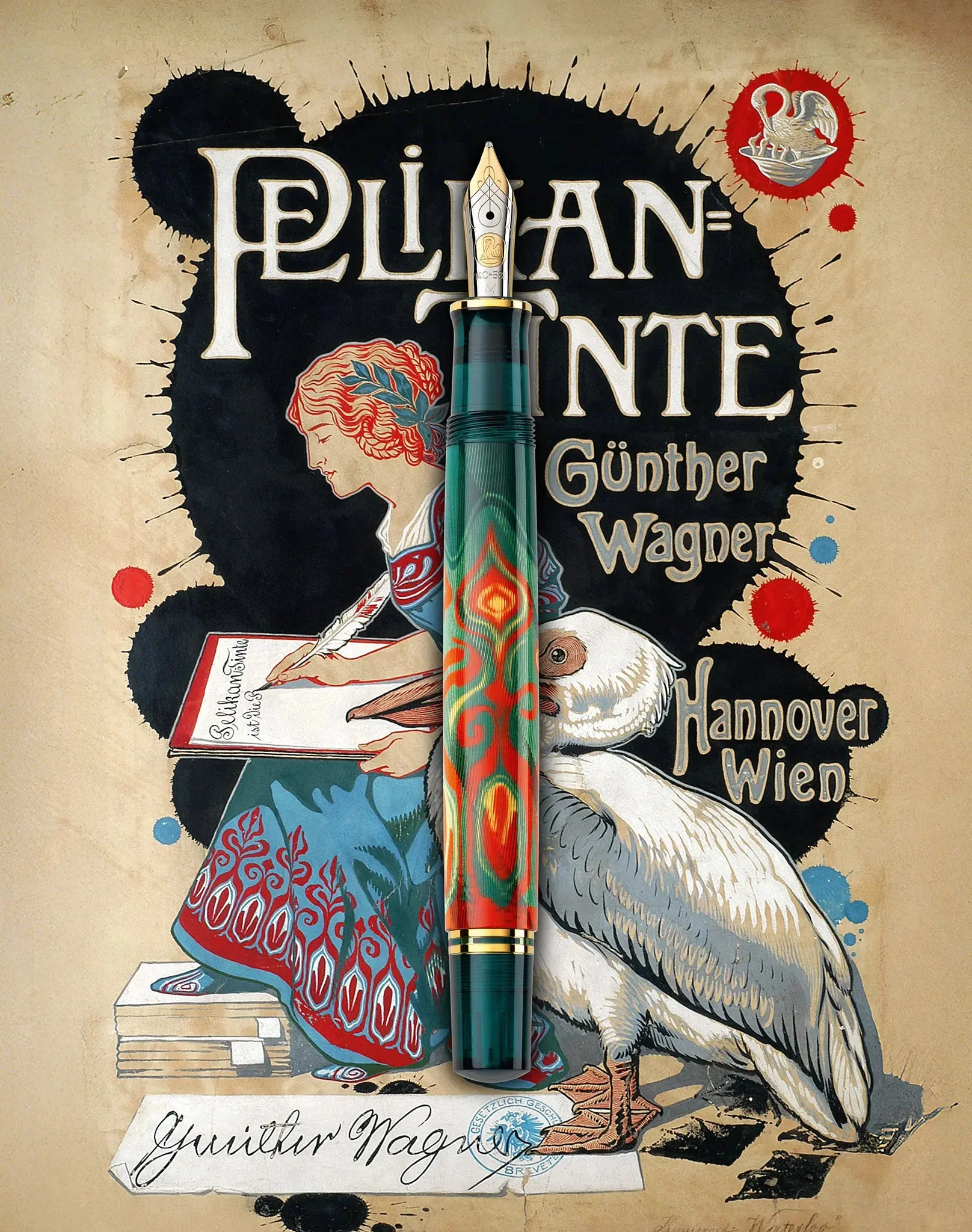 Pelikan M600 Art Collection Rudi Rother - Image 3