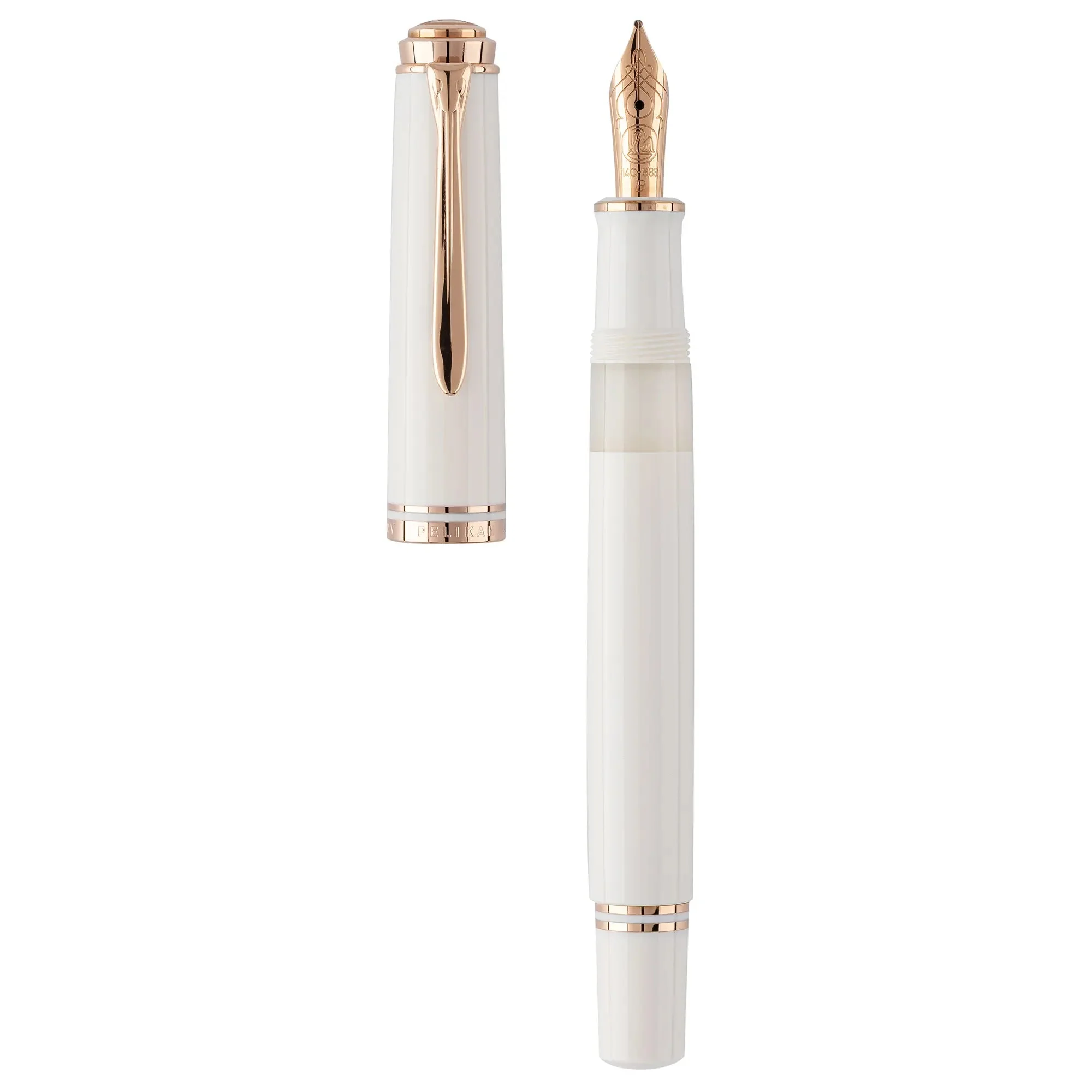 Pelikan M600 White & rose gold - Image 2