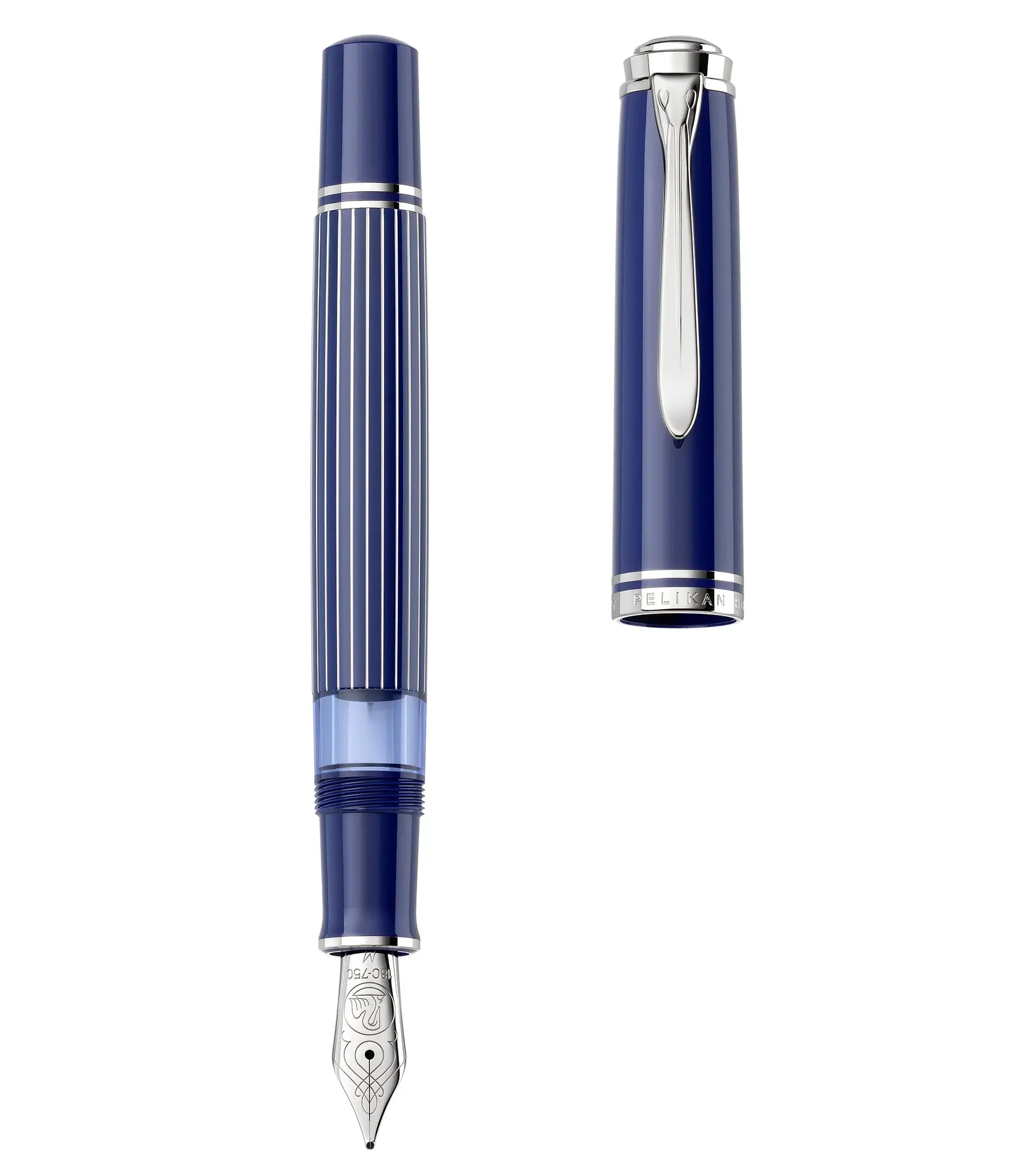 Pelikan M815 Metal Striped Blue - Image 2