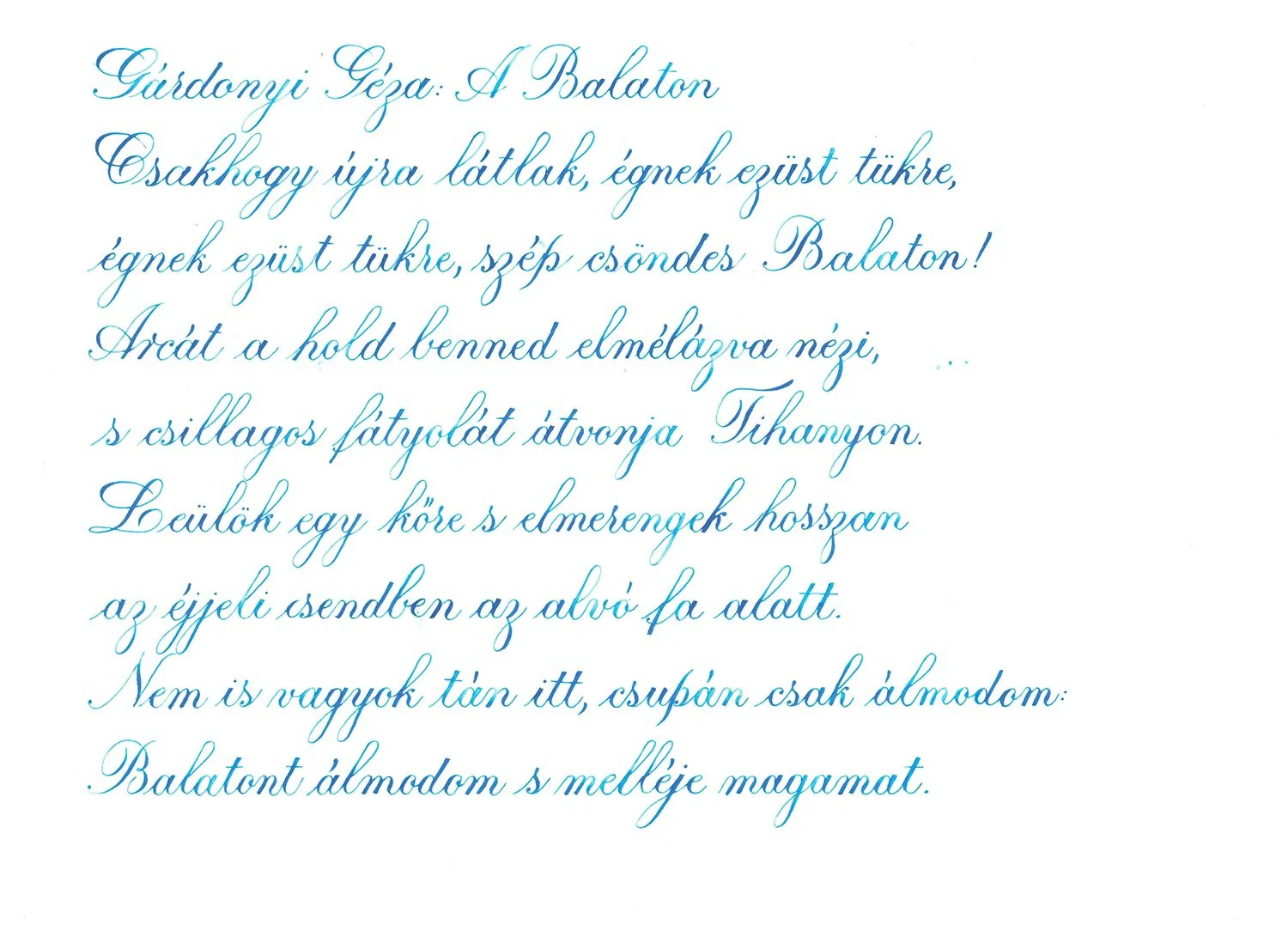 Pennonia Hupikék / Whoopie Blue fountain pen ink 50ml - Image 3