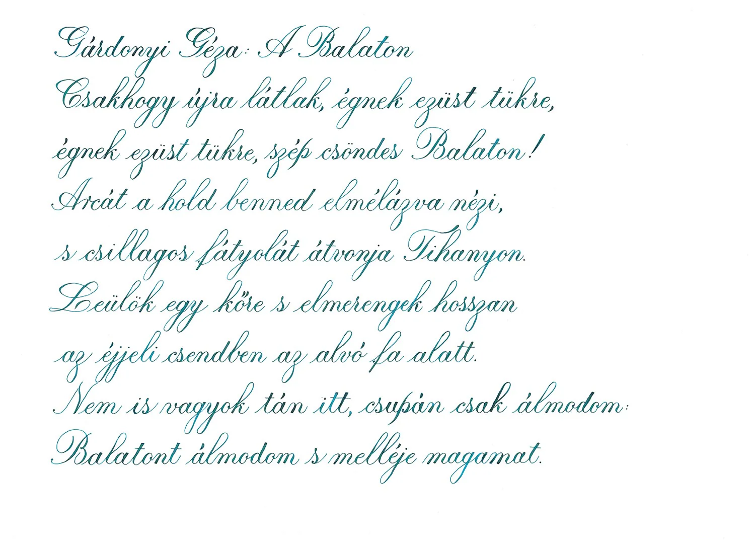 Pennonia Méregzöld / Poison Green fountain pen ink 60ml - Image 3