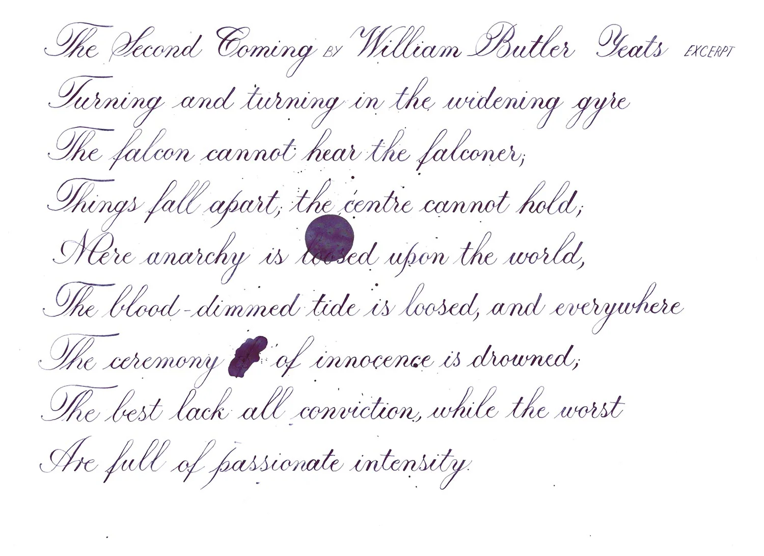 Pennonia Tihanyi Lila / Purple of Tihany fountain pen ink 60ml - Image 3
