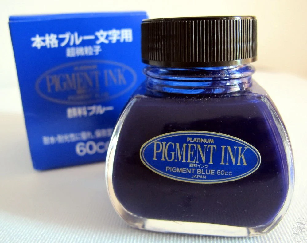 Platinum pigment ink blue 60ml - Image 2
