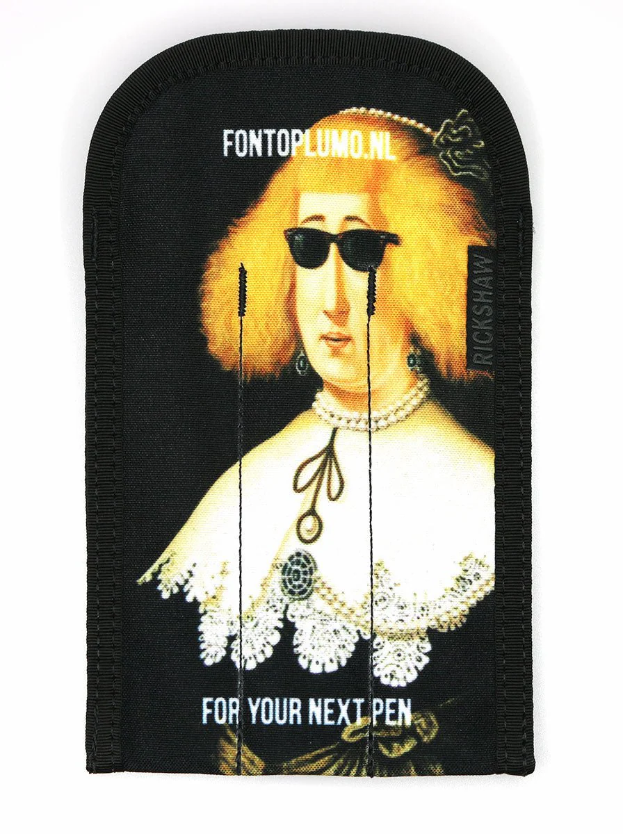 Rickshaw 3 pen coozy sleeve Lady with Rayban / Prince of Orange edition - Image 2