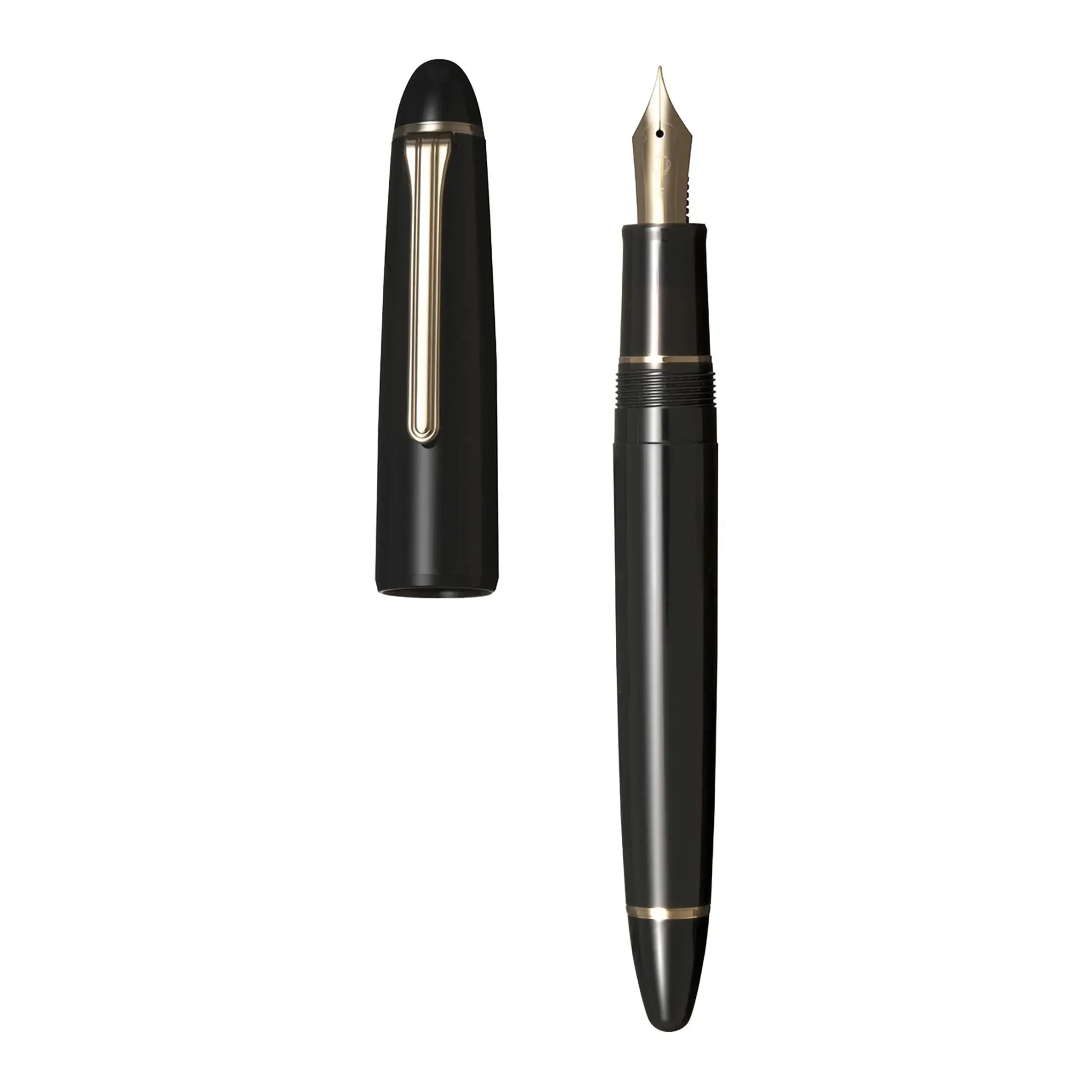 Sailor 1911 Casual L muted black gold trim fountain pen - Image 3