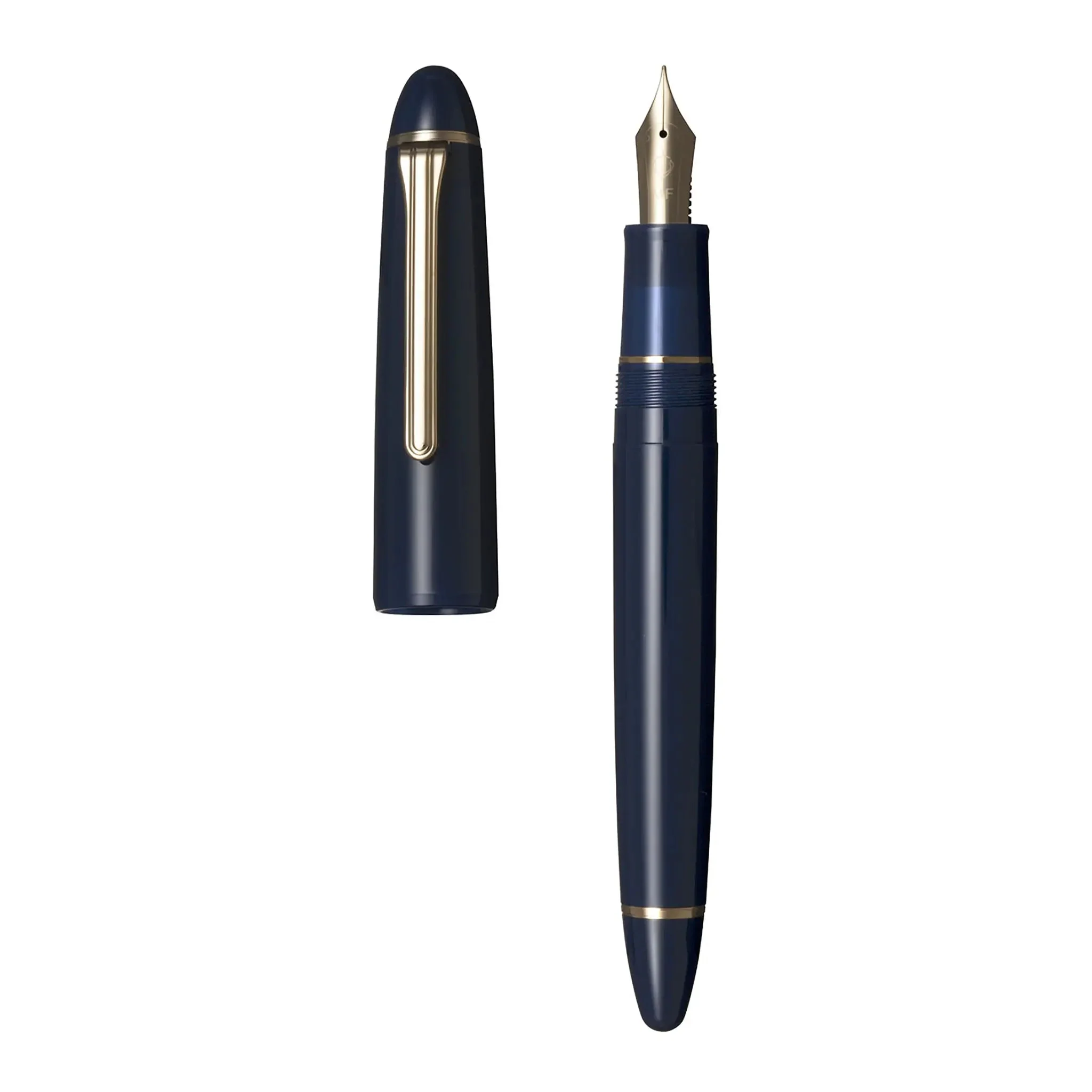 Sailor 1911 Casual L muted blue gold trim fountain pen - Image 3