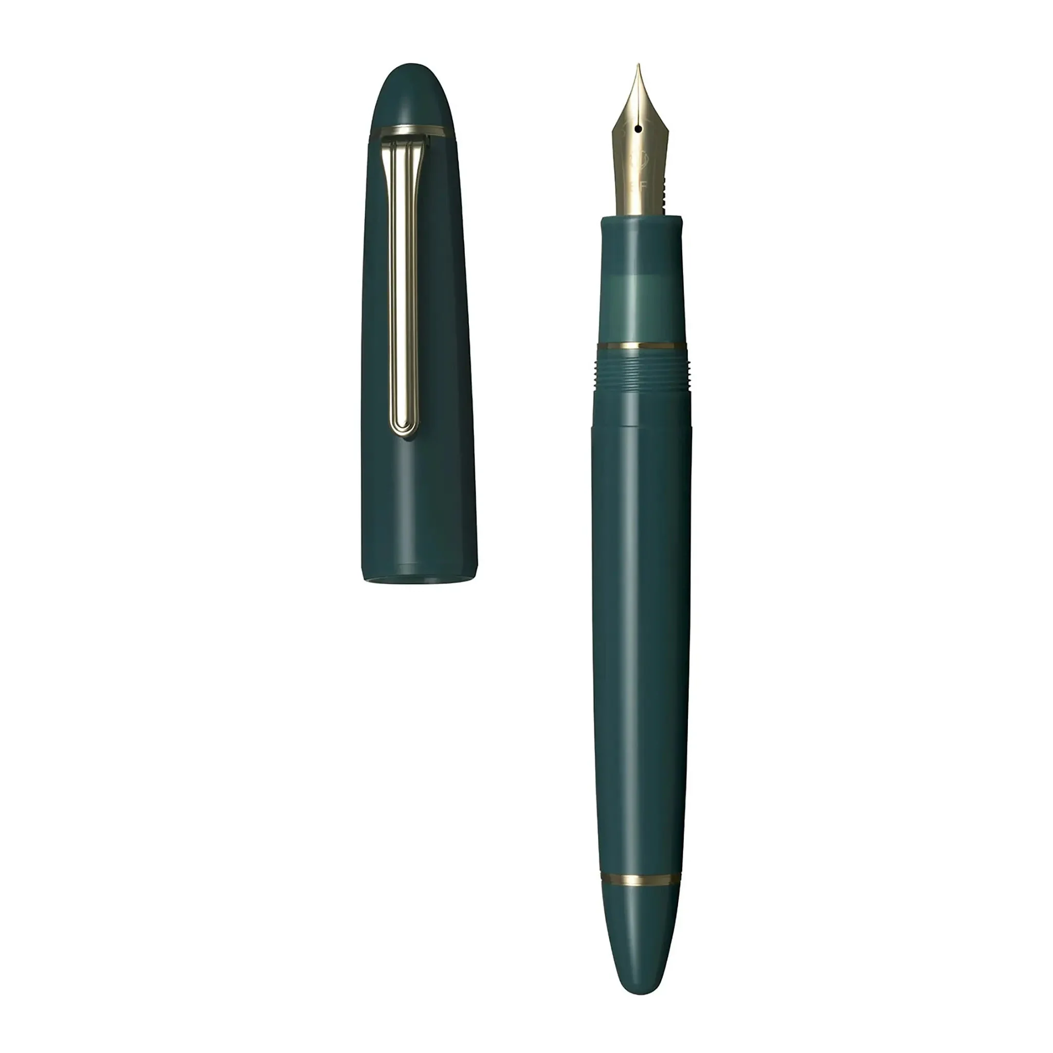 Sailor 1911 Casual L muted green gold trim fountain pen - Image 3