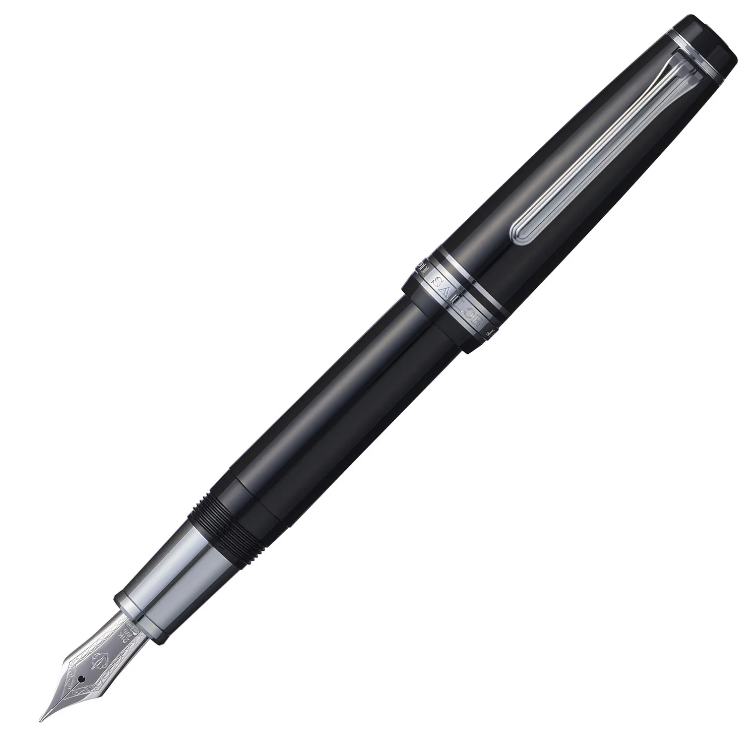 Sailor Pro Gear Ginza silver fountain pen - Image 2
