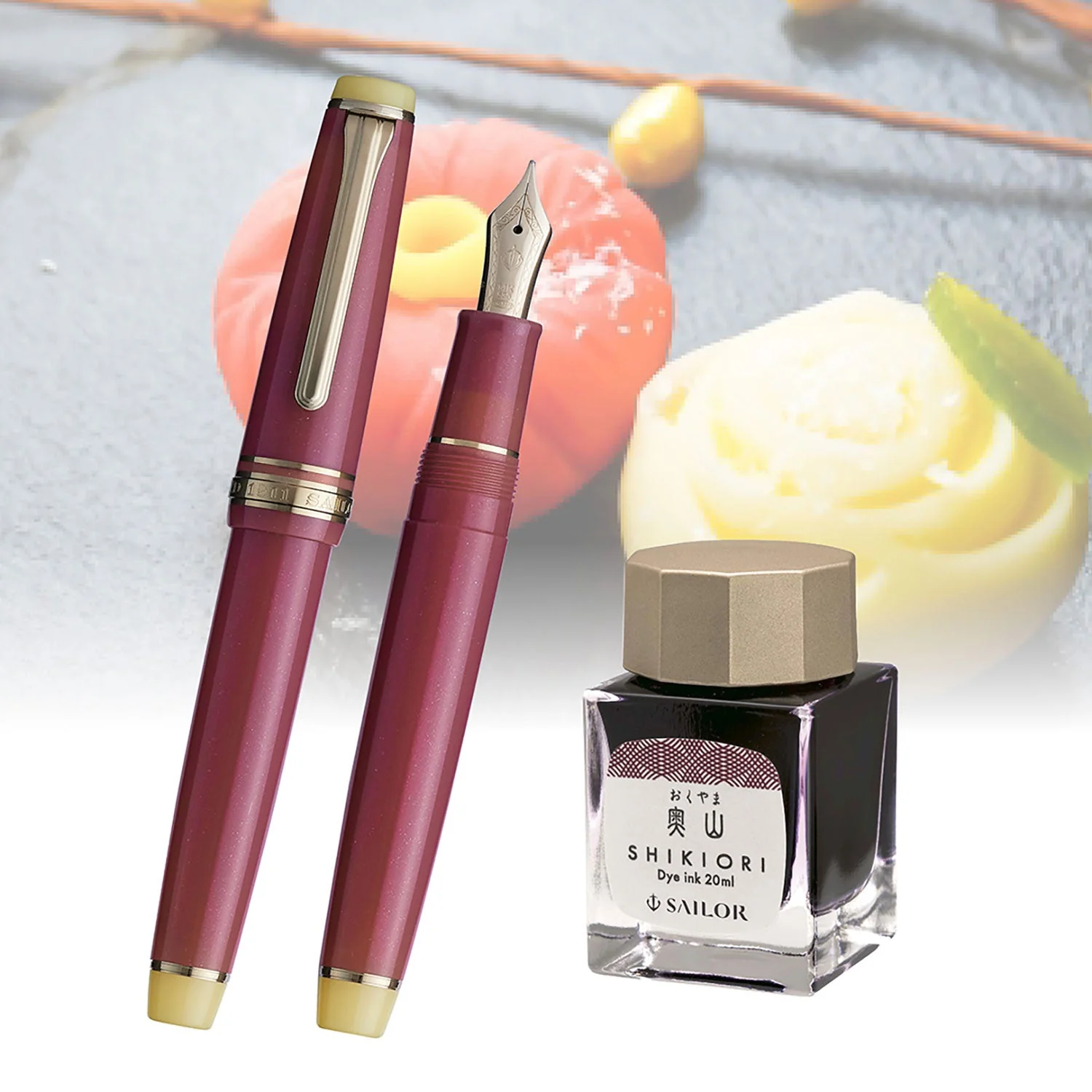 Sailor Pro Gear Slim Japanese Sweets Nerikiri fountain pen - Image 3