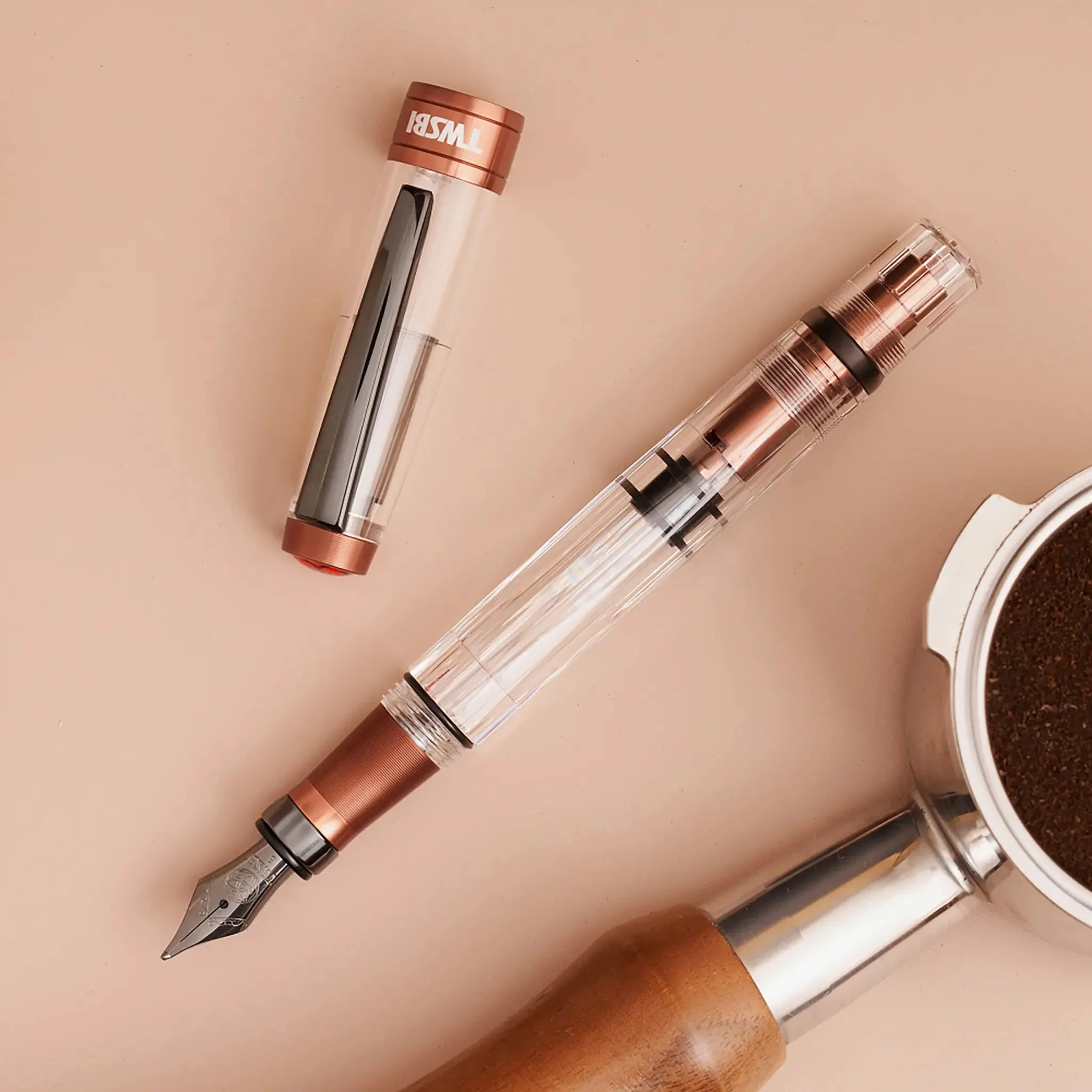 TWSBI Diamond 580 AL R Affogato with Onyx fountain pen - Image 3